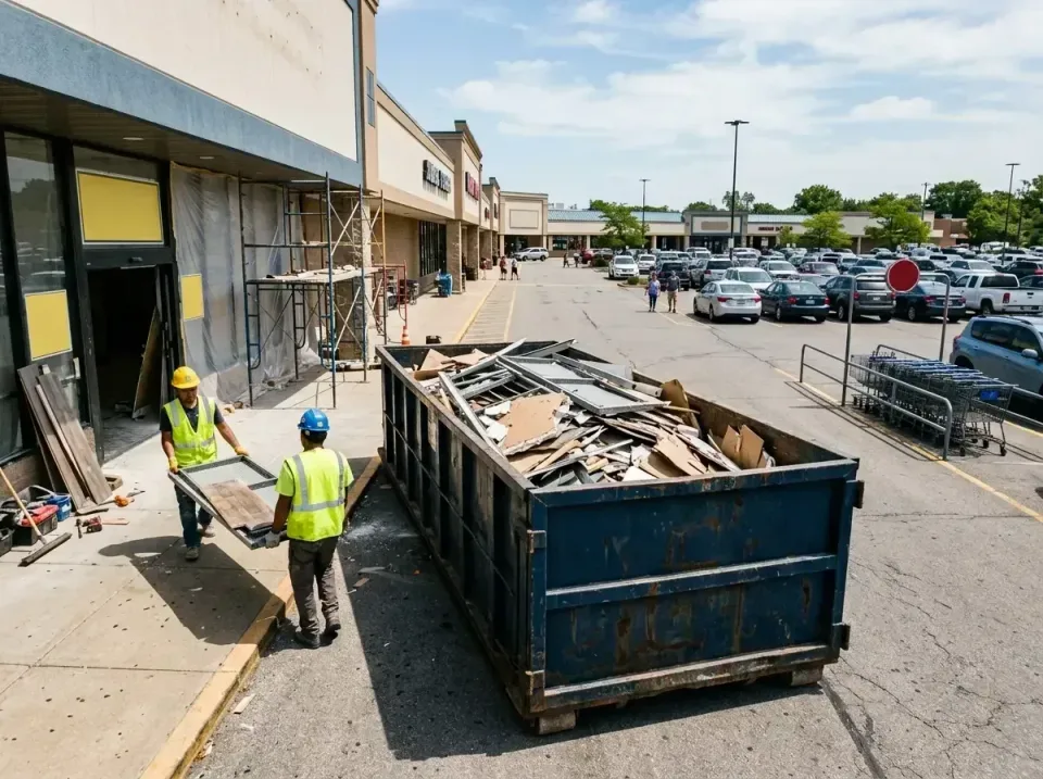 retail-store-renovation-debris-003 — frequently asked questions, Roll-off Dumpster Rentals in Taylorville, IL